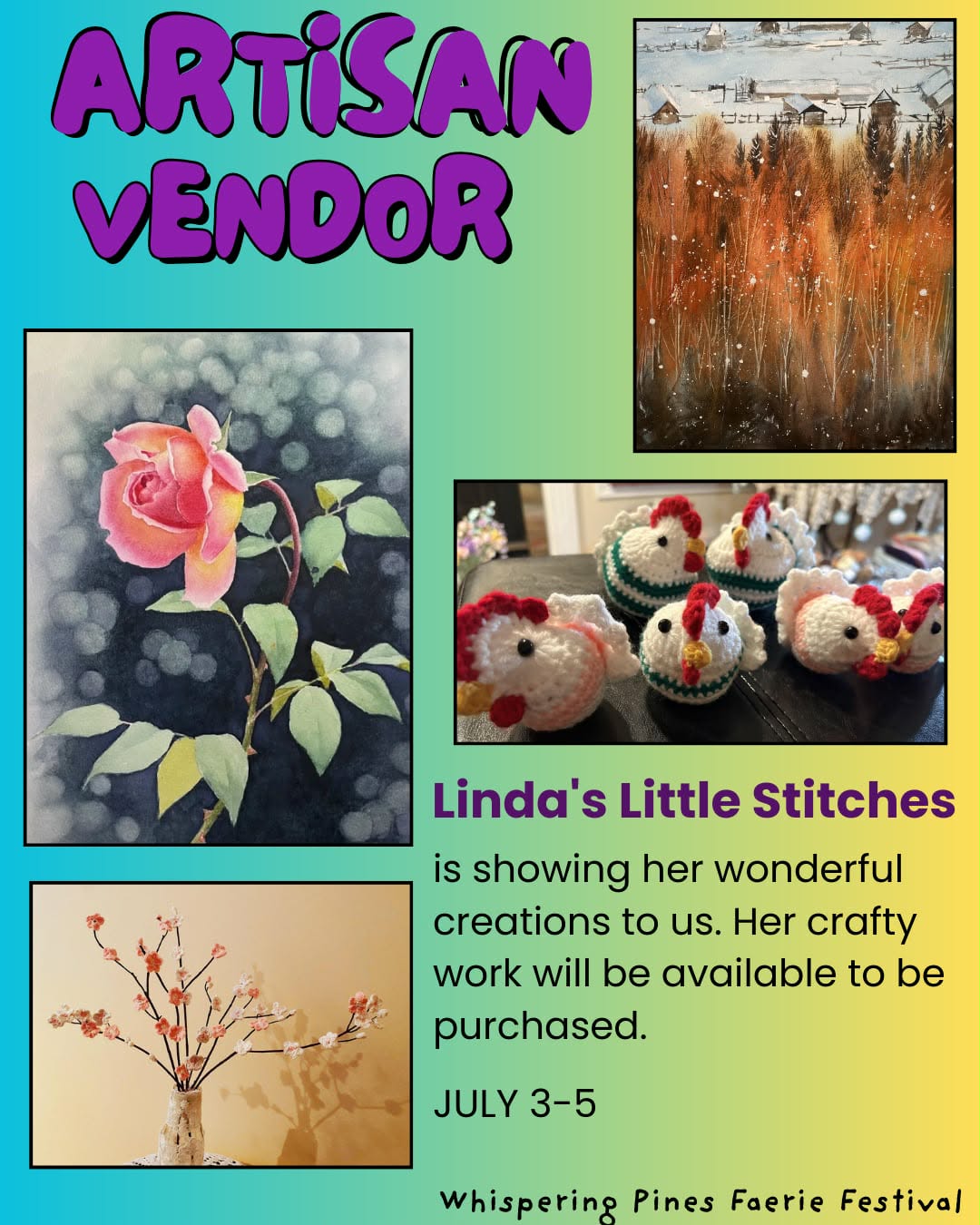 Booth display for Vendor Name